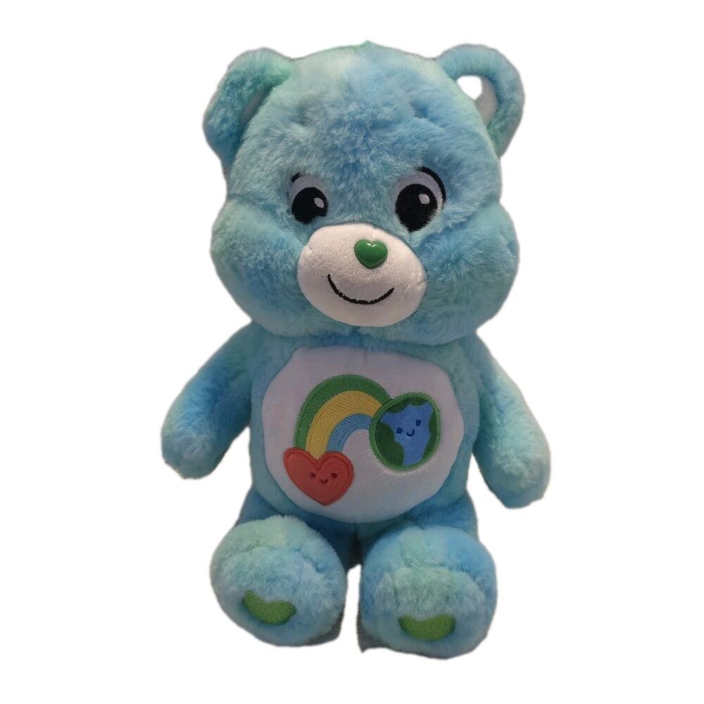 Care Bears Love Thee Earth Blue Plush Bear Care Bear 13" Plush Size